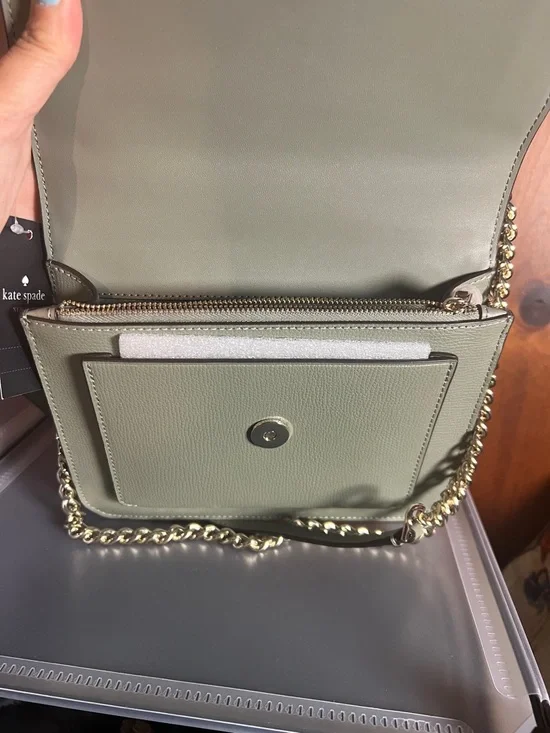 kate spade Green Leather Chain Crossbody Bag - Picture 5 of 5